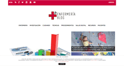 Desktop Screenshot of enfermeriablog.com
