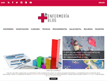 Tablet Screenshot of enfermeriablog.com